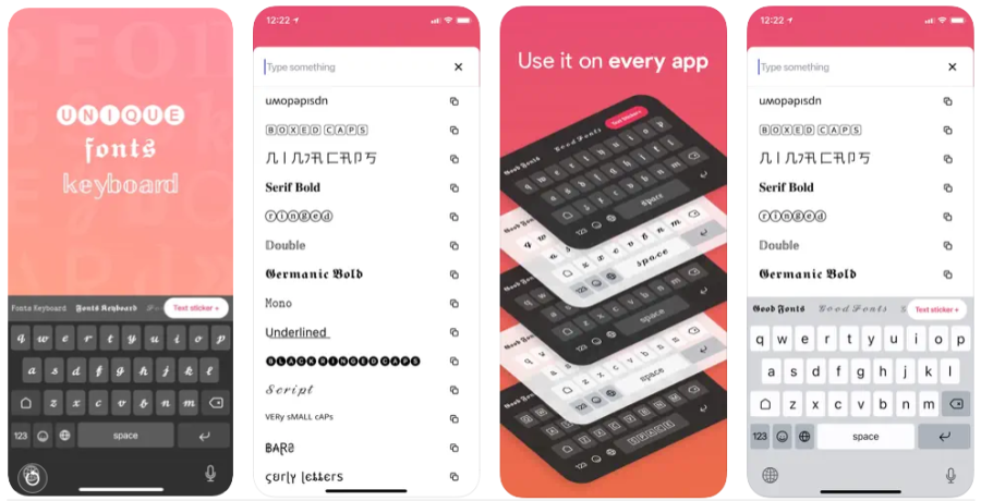 Fonts Keyboard & Cool Art Font For Instagram