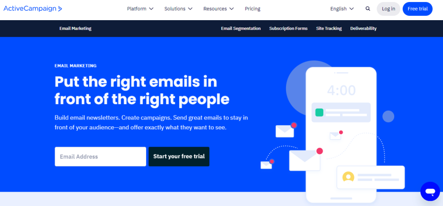 ActiveCampaign Tool for Email Marketing 