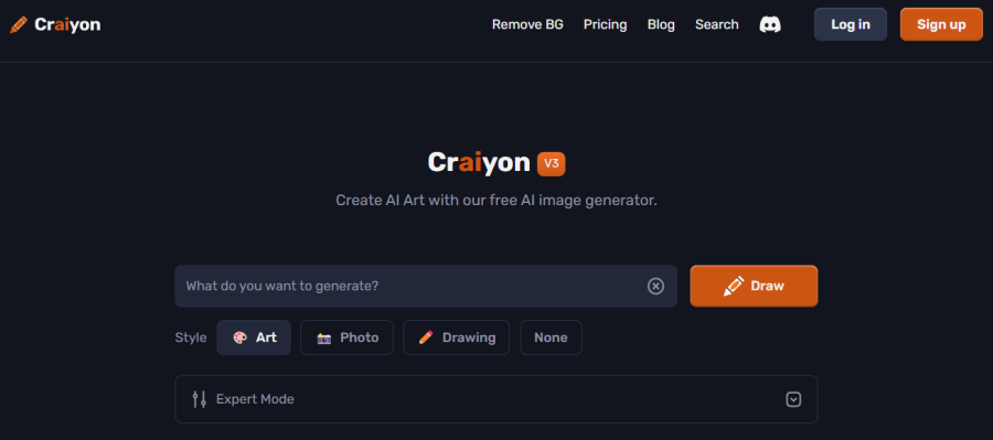 Craiyon AI Image Generator Tool